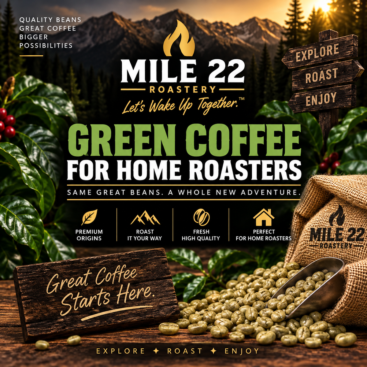 Why We’re Selling Green Coffee to Home Roasters
