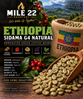 Ethiopia Sidama G4 Natural unroasted green coffee beans for home roasting - Mile 22 Roastery